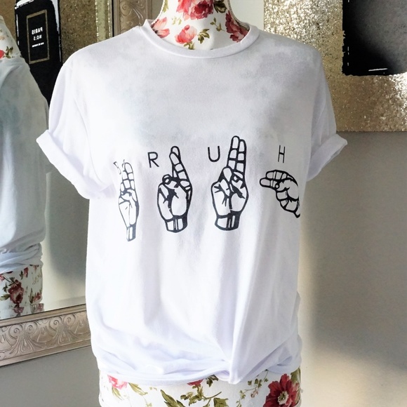 Freshtops Tops - 🏷 3/$30 Freshtops | Bruh Cotton Crew Neck T-Shirt